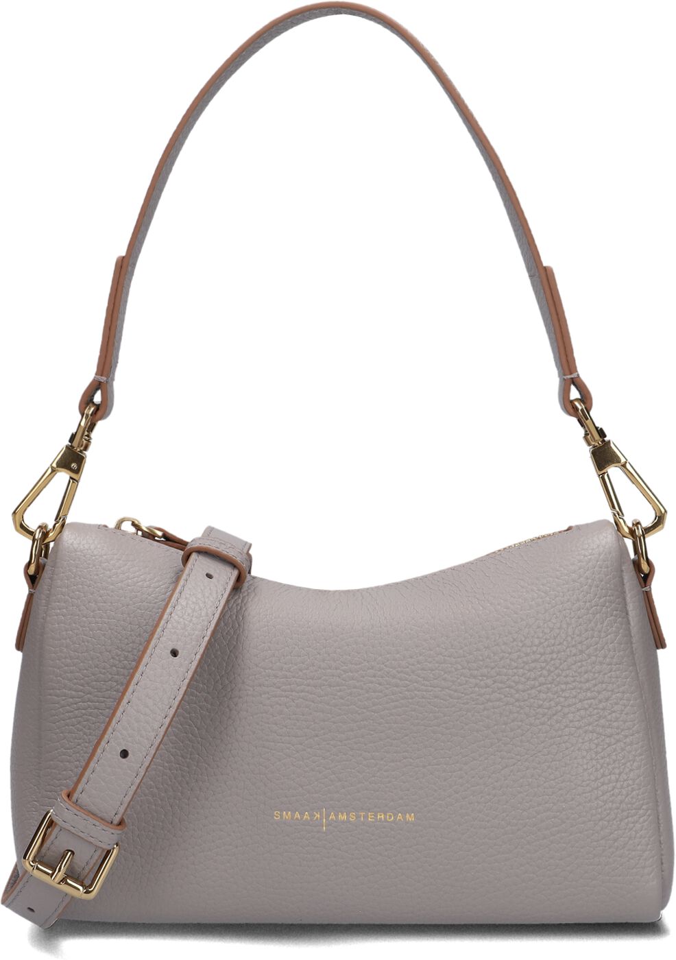 Smaak Amsterdam Smaak Amsterdam Handtas Dames Jack, Materiaal: Leer, Kleur: Taupe