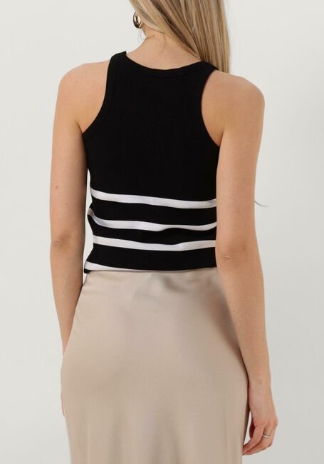 Zwarte BRUUNS BAZAAR Top KATY STRIBED TANK TOP - large