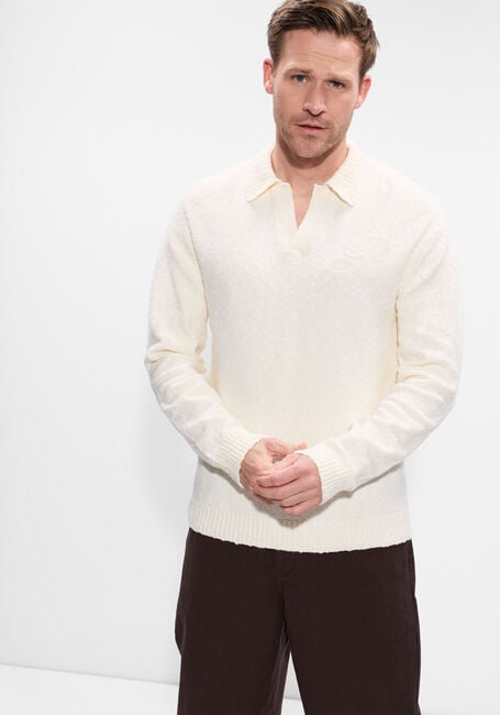 Ecru REPRESENT Polo KNITTED POLO - large