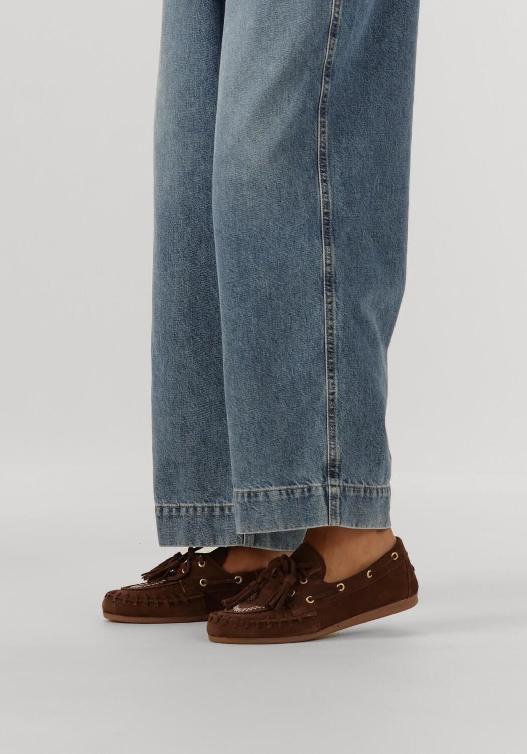 Bruine POSA Mocassins BOAT LOAFER FRINGE - large