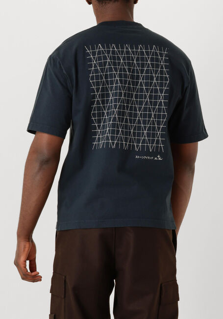 Donkerblauwe STONE ISLAND T-shirt SS T SHIRT - large