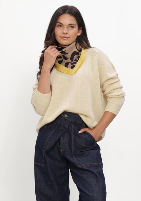 Creme LUISA CERANO Top PULLOVER AUS KASCHMIR-MIX - large