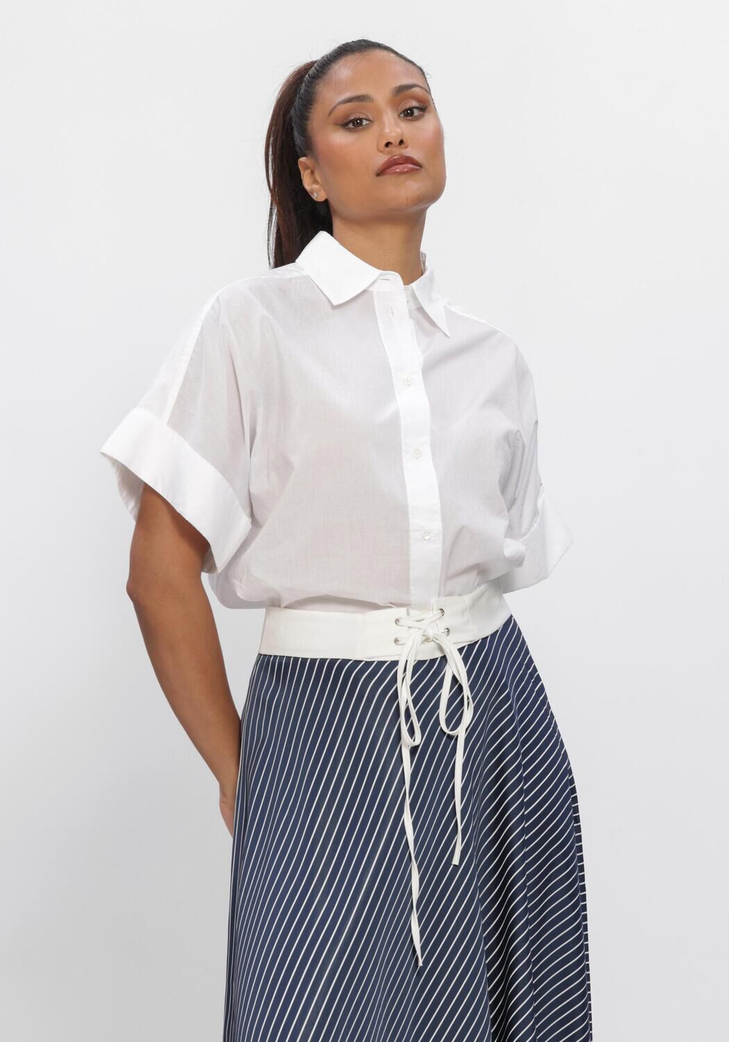 Witte CLOSED Tops & T-shirts TURN UP SHIRT - large