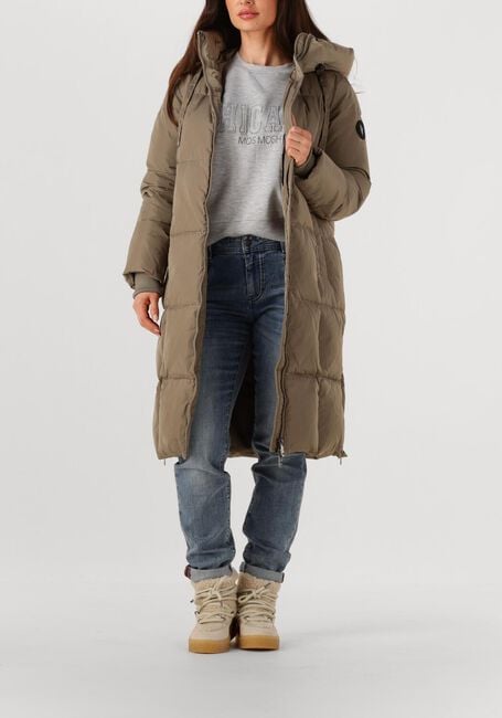 Khaki MOS MOSH Gewatteerde jas NOVA SQUARE DOWN COAT - large