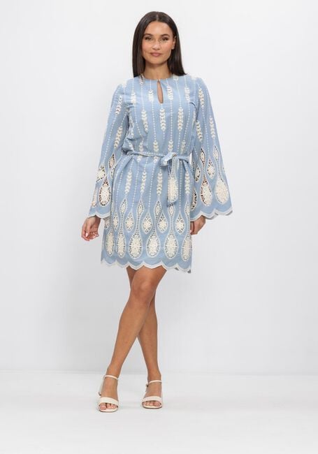 Lichtblauwe IBANA Mini jurk DANNA - large