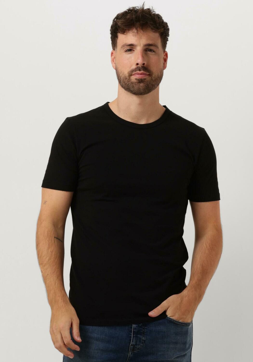 Boss Black T-Shirt Heren Tshirtrn 2p Modern, Maat: L, Kleur: Zwart