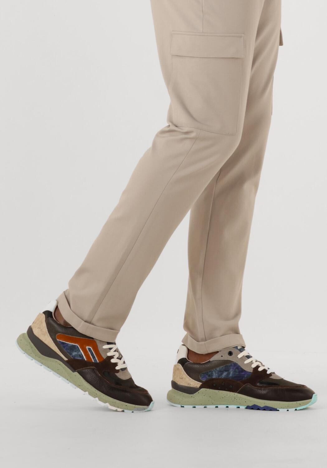Multi FLORIS VAN BOMMEL Lage sneakers SFM-10154 DE TREENER - large