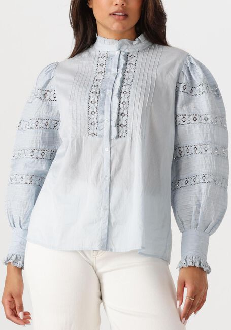 Lichtblauwe ANTIK BATIK Blouses LENA BLOUSE - large