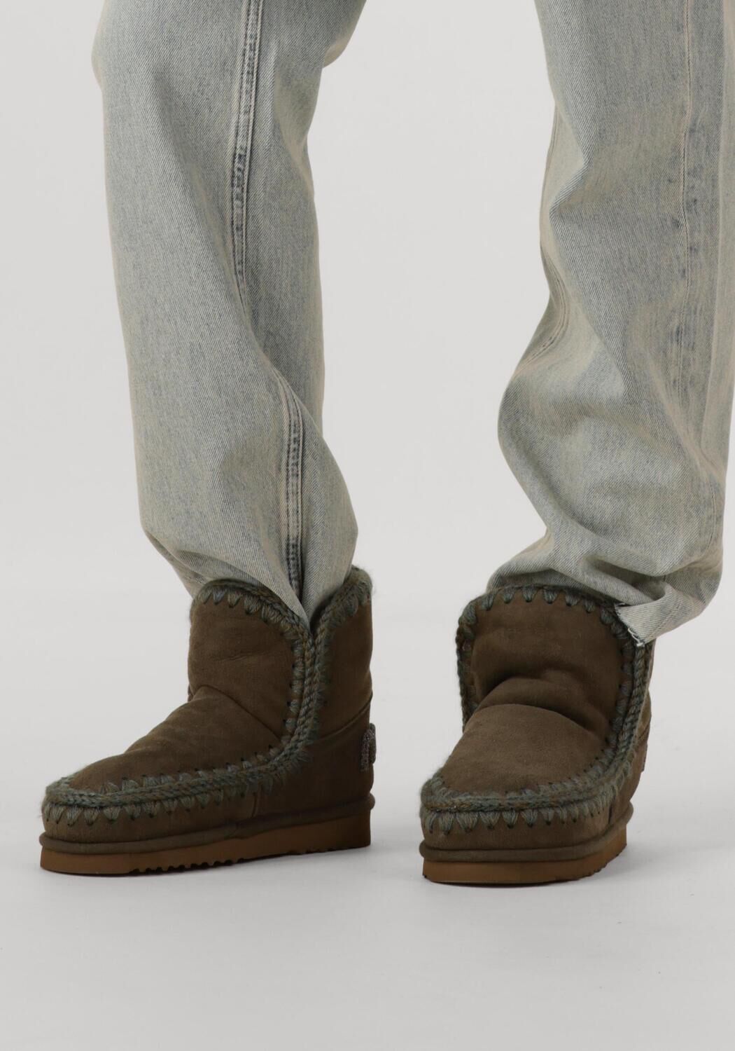 Groene MOU Vachtlaarzen ESKIMO 18 GLITTER LOGO - large