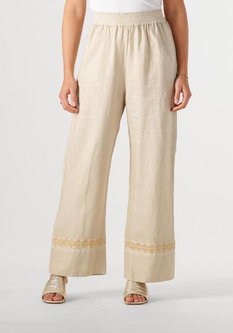 Beige GREEK ARCHAIC KORI Wijde broek 210624 - large