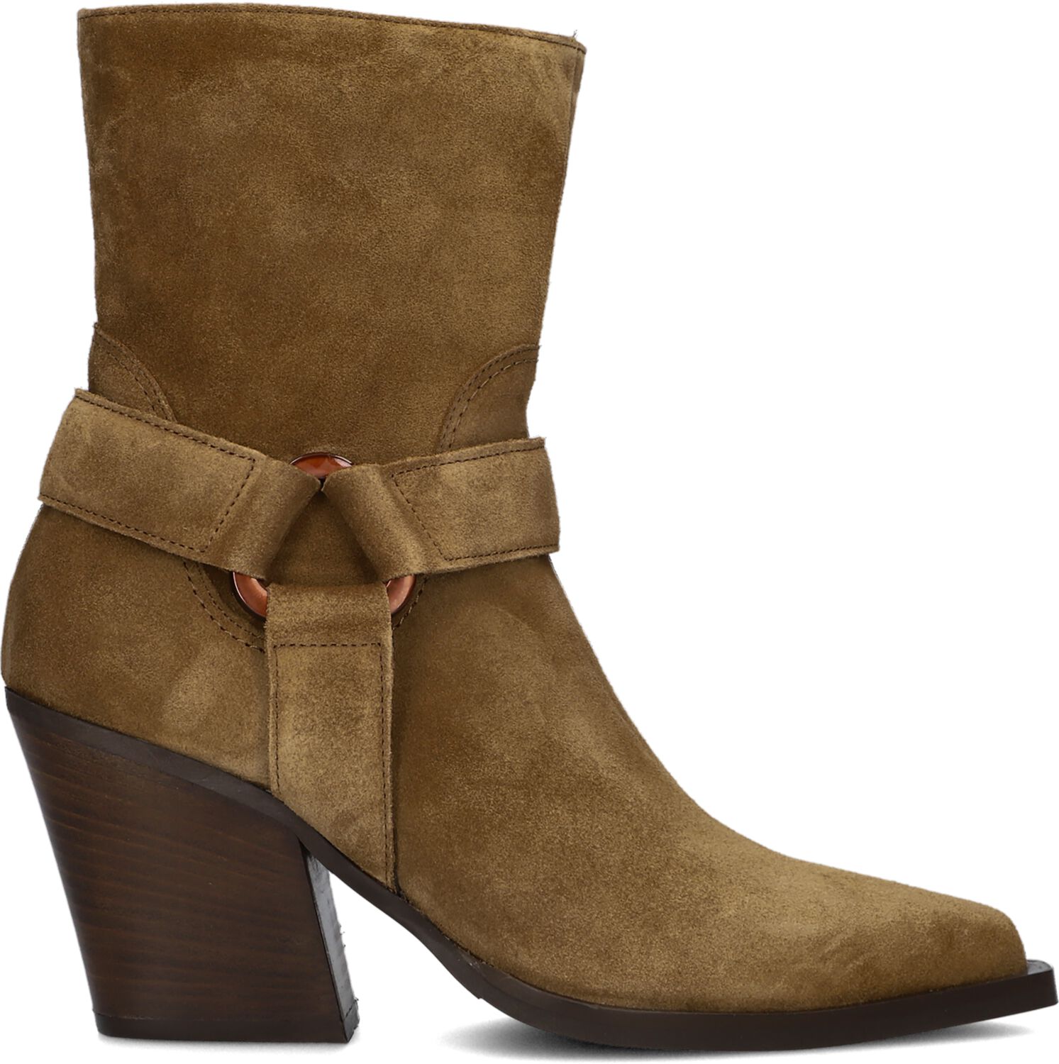 VIA VAI Enkellaarsjes
Dames Gioia Fall, Maat: 41, Materiaal: Suède, Kleur: Camel