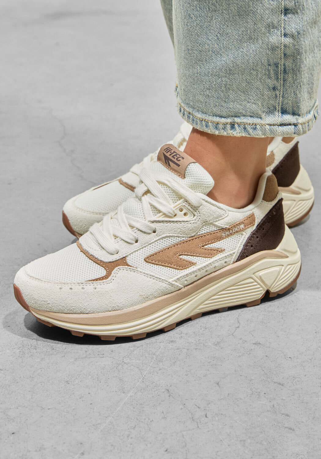 Beige HI-TEC Lage sneakers HTS SHADOW RGS D - large