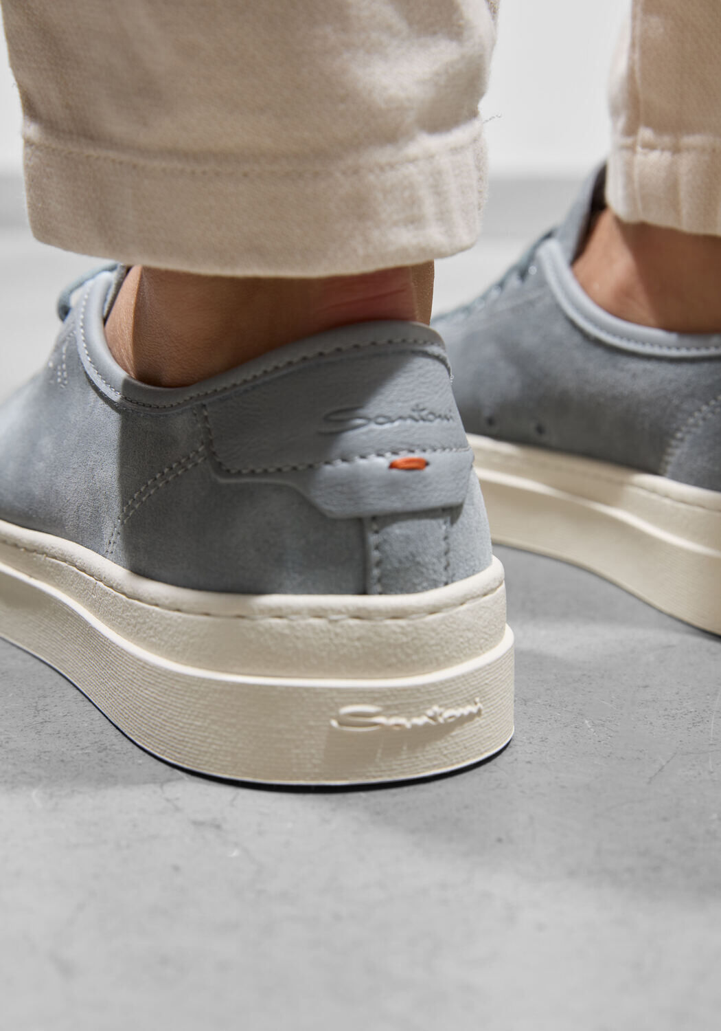 Grijze SANTONI Sneakers VOLEE D - large