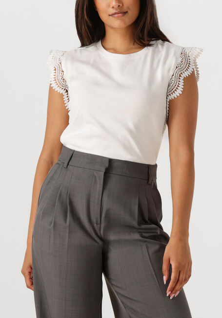 Witte AAIKO T-shirt CORA FANCY CO 144 - large
