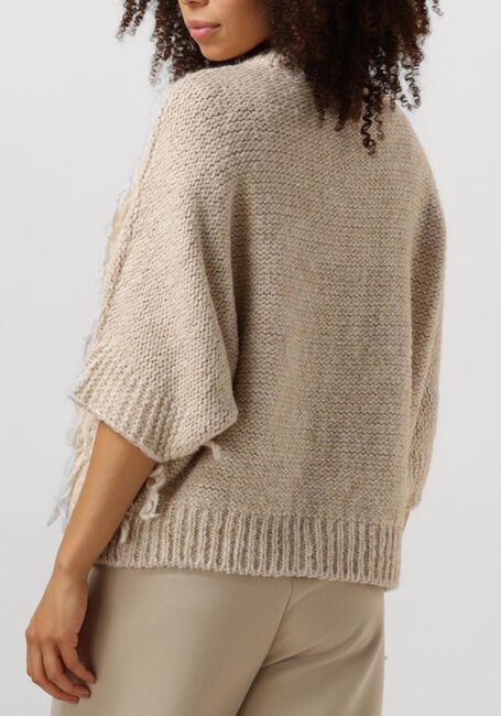Witte SUMMUM Vest CARDIGAN 3/4 SLEEVE FRINGE KNIT - large