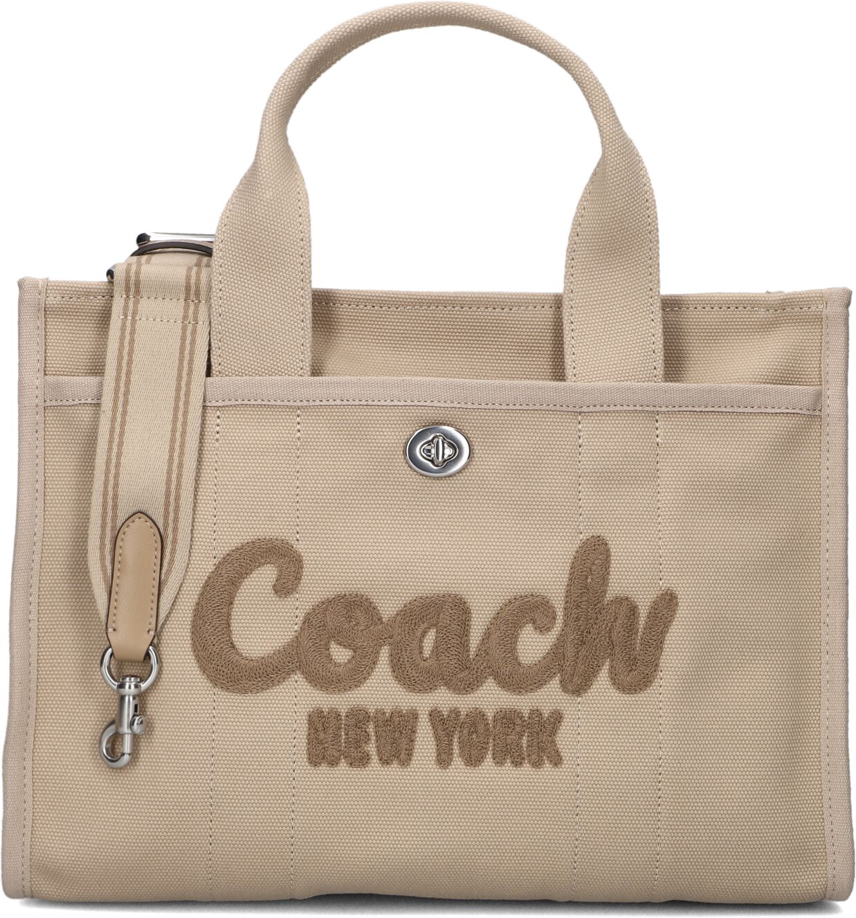 Coach Handtas
Dames Cargo Tote, Materiaal: Textiel, Kleur: Beige