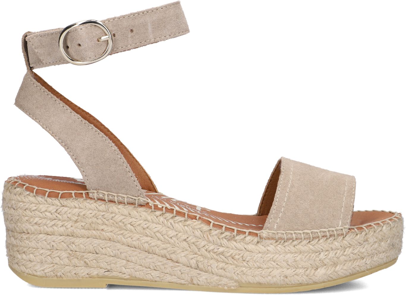 Viguera Sandalen met Hak Dames 2396, Maat: 36, Materiaal: Suède, Kleur: Beige afbeelding