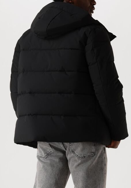 Zwarte WOODBIRD Gewatteerde jas WBJOSEPH TECH JACKET - large