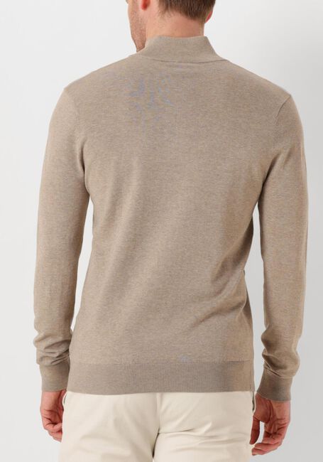 Beige PROFUOMO Trui PULLOVER HALF ZIP - large