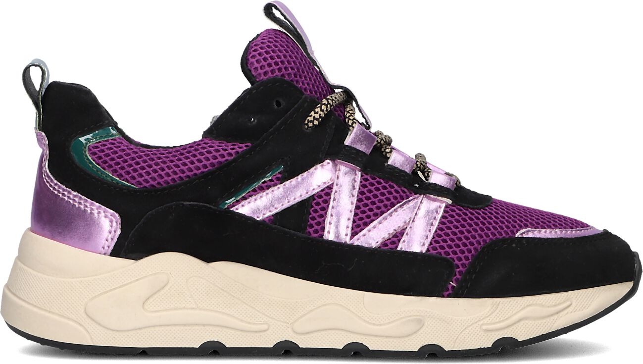 Lina Locchi Lage Sneakers Dames L1345, Maat: 38, Materiaal: Leer, Kleur: Paars