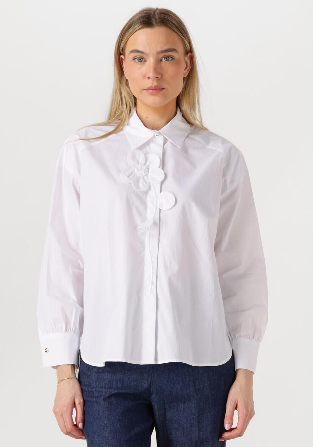 Caroline Biss Blouse Dames 1616, Maat: 34, Kleur: Wit