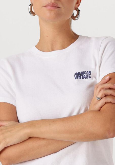 Witte AMERICAN VINTAGE T-shirt YKOBOW - large