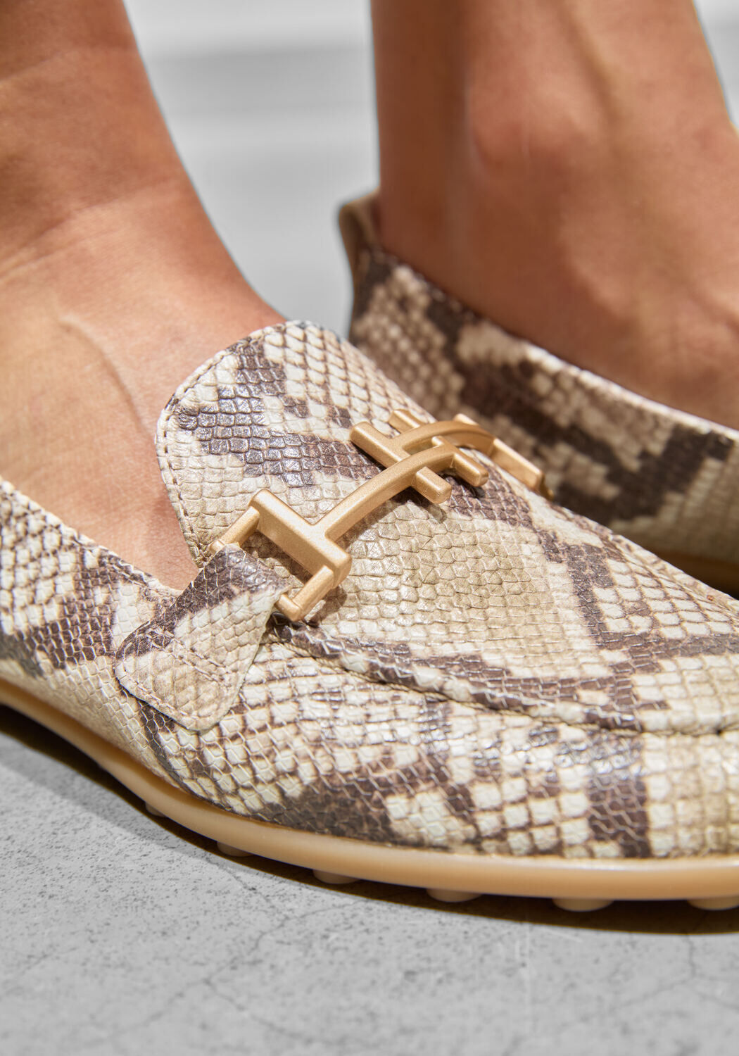 Beige HISPANITAS Instappers HV254027 - large