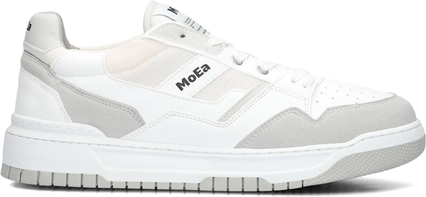 MoEa Lage Sneakers Heren Moea-bagsn2, Maat: 42, Materiaal: Vegan, Kleur: Wit