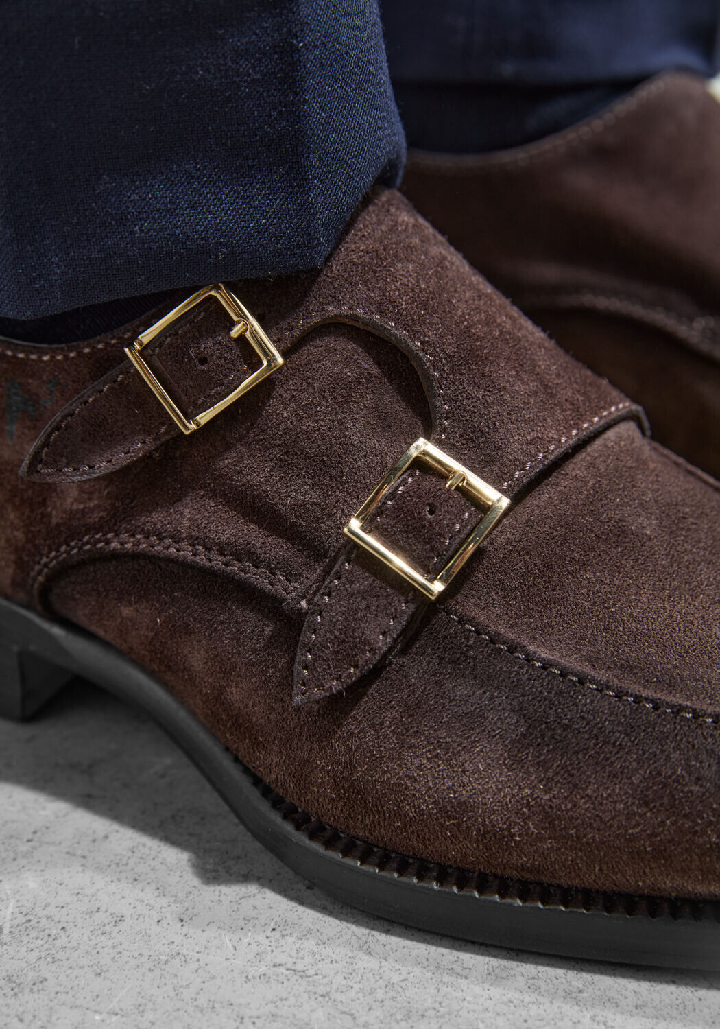 Bruine SANTONI Nette schoenen SUE 2-GESP SPIEGEL SCHOEN - large