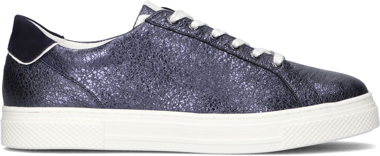 Hassia Lage Sneakers Dames 301131, Maat: 36,5, Materiaal: Leer, Kleur: Blauw