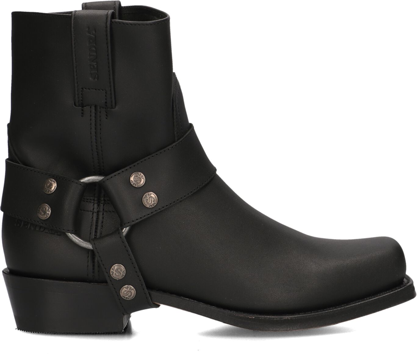 Sendra Enkellaarsjes
Dames 9077, Maat: 40, Materiaal: Leer, Kleur: Zwart