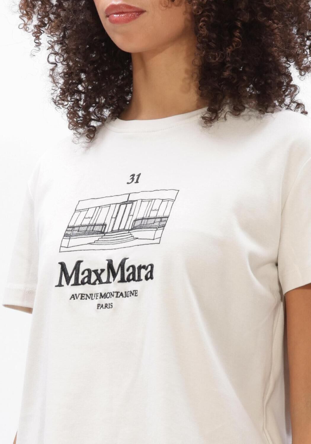 Creme MAX MARA T-shirt BELLA - large