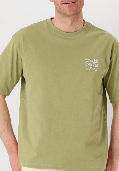 Groene WOODBIRD T-shirt WBBAINE ZHEN TEE - large