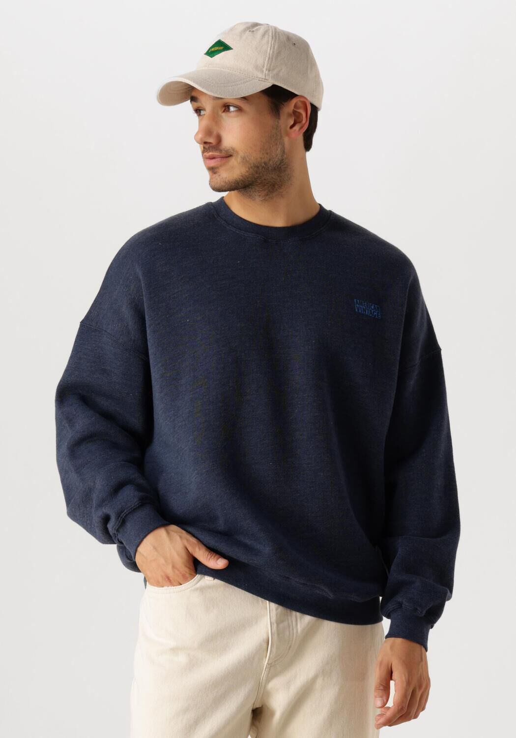 American Vintage Trui Heren Doven H, Maat: S, Kleur: Blauw