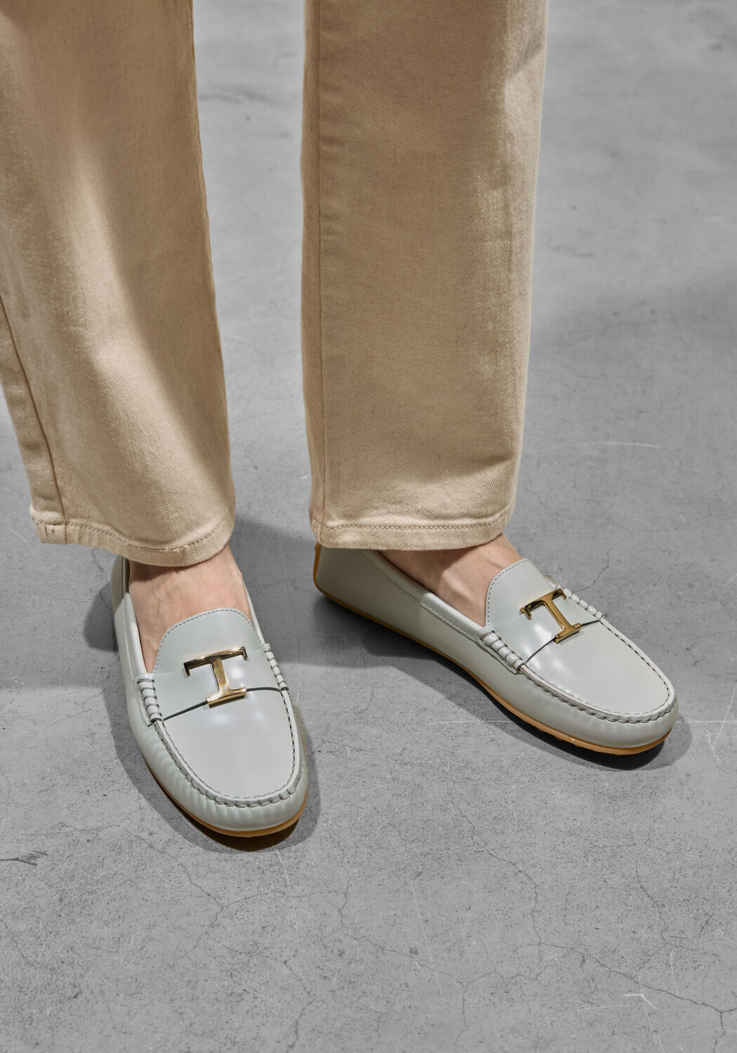 Witte TOD'S Mocassins GOMMA 10L MOCASSINO - medium