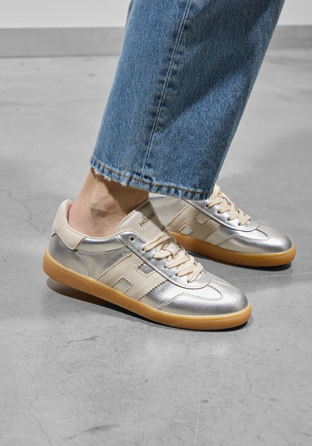 Zilveren HOGAN Lage sneakers COOL ALLACCIATO - medium