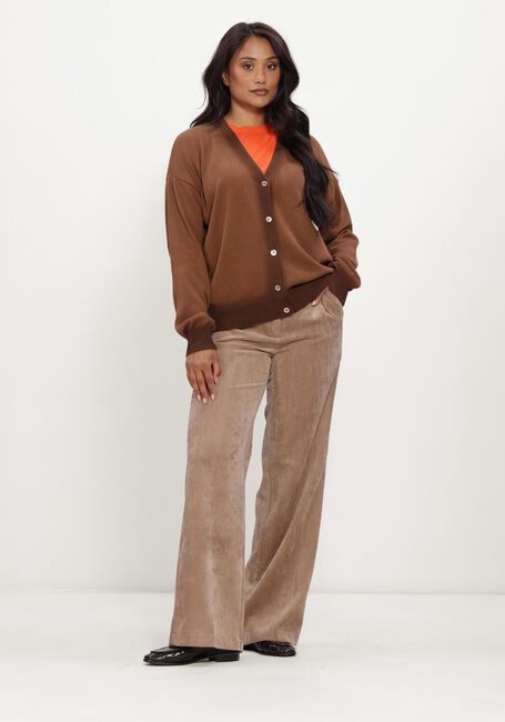 Beige CAMBIO Wijde broek AMELIE - large