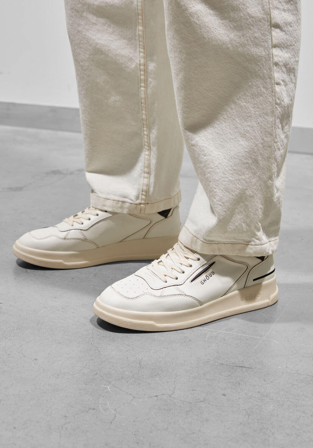 Witte GHOUD Lage sneakers TWEENER LOW D - large