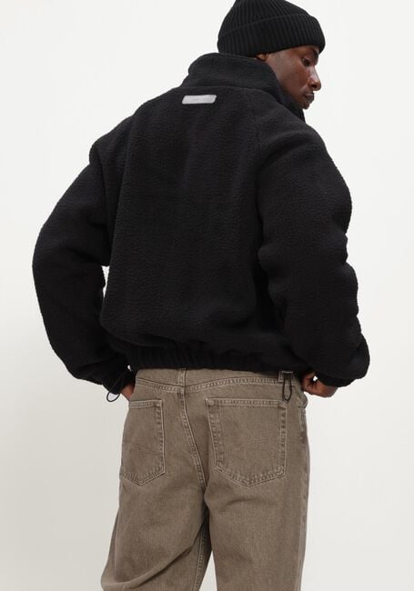 Zwarte FLANEUR Jack FROSTED BADGE FLEECE JACKET - large