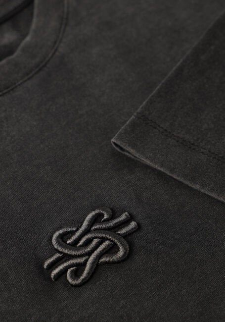 Grijze FILLING PIECES T-shirt T-SHIRT BOXY EMBROIDERED - large