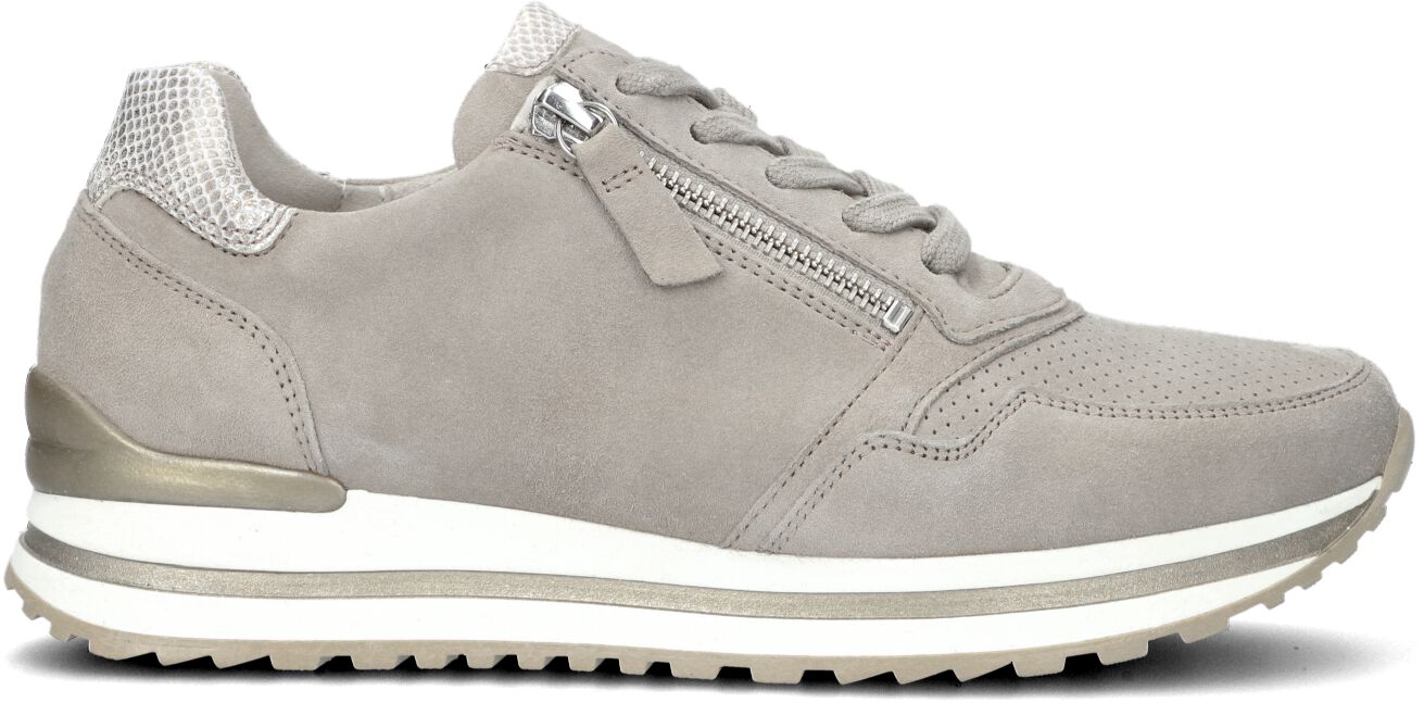 GABOR Lage sneakers Dames 528, Maat: 37, Materiaal: Suède, Kleur: Taupe