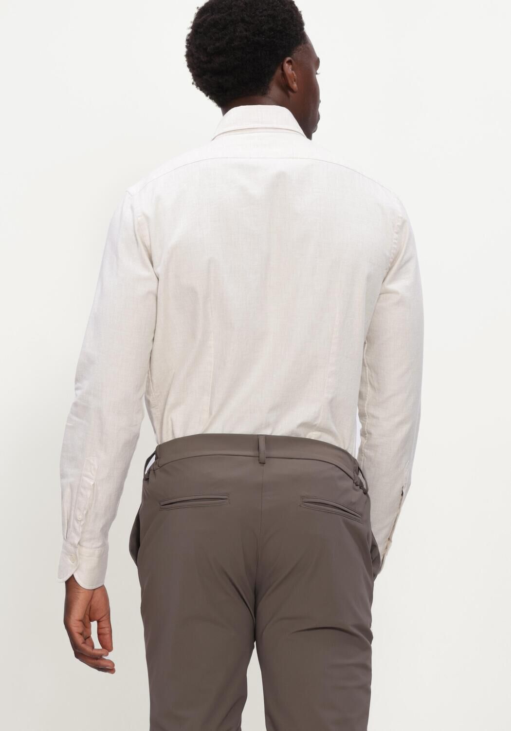 Ecru XACUS Klassiek overhemd 31148 721ML - large