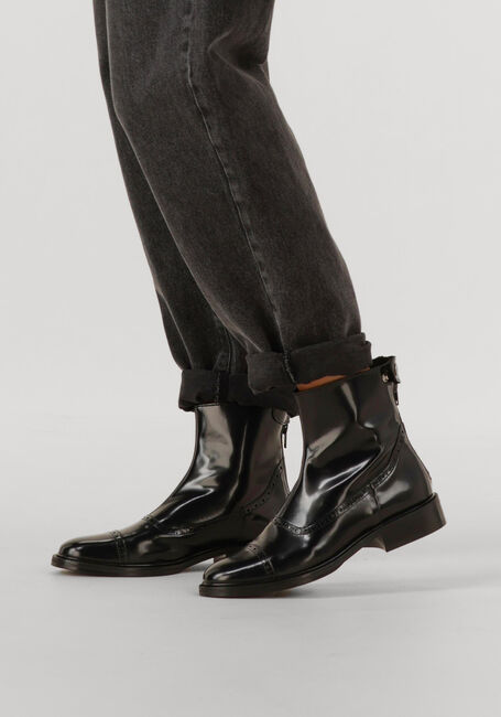 Zwarte BILLI BI Enkellaarsjes A9005 - large