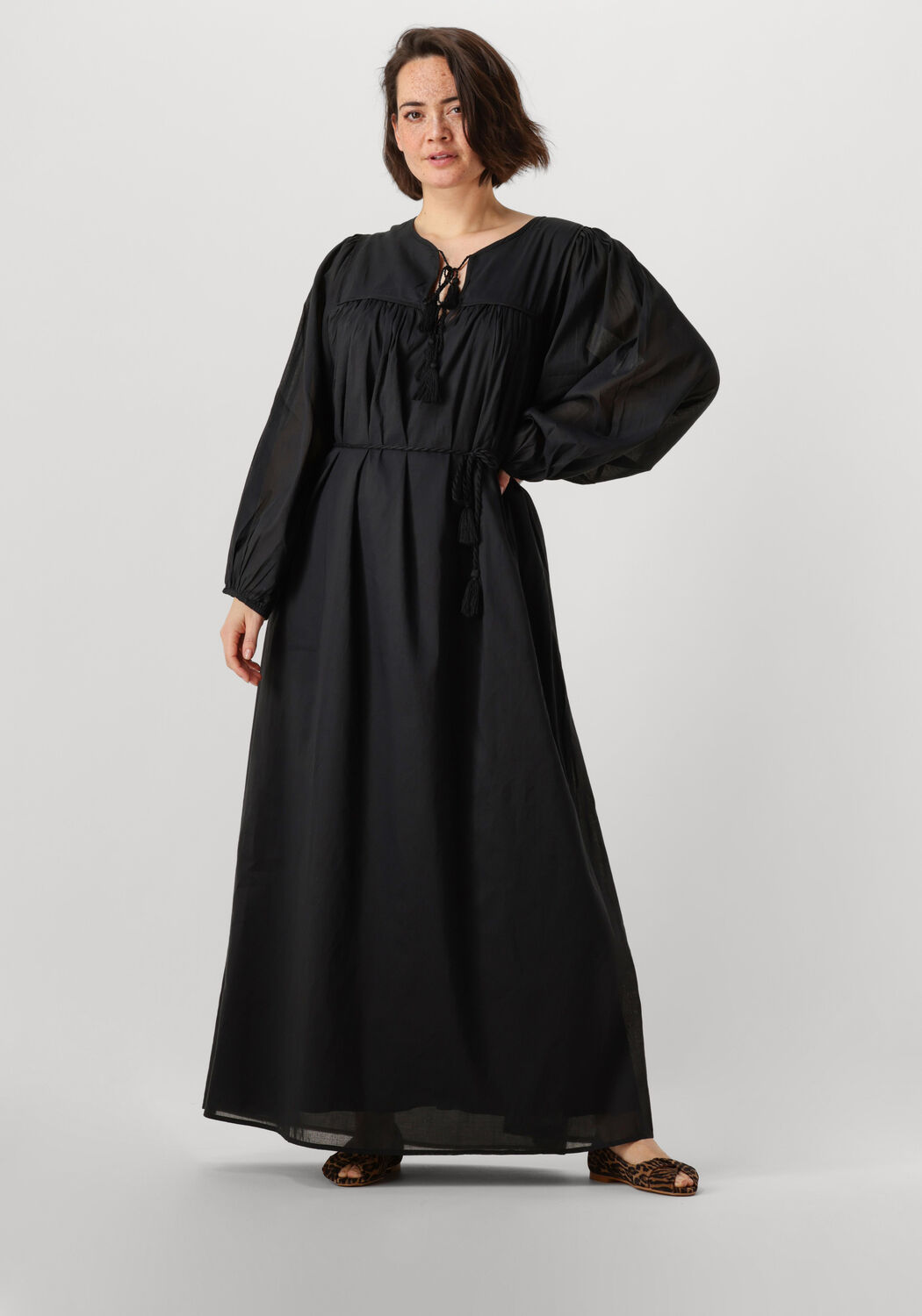 Ibana Maxi Jurk Dames Dianora, Maat: 34, Kleur: Zwart afbeelding 1