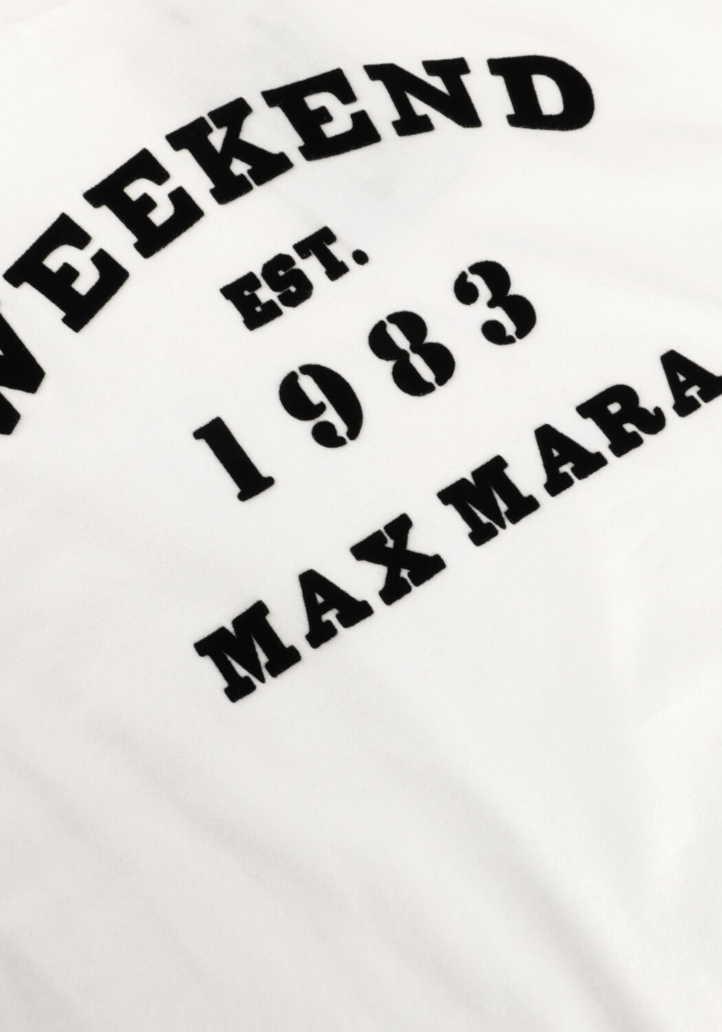 Witte MAX MARA T-shirt TENUE - large