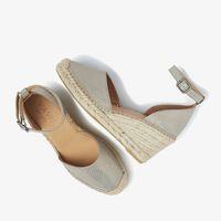 Grijze VIA VAI Sandalen met hak FLORA BRAID - medium