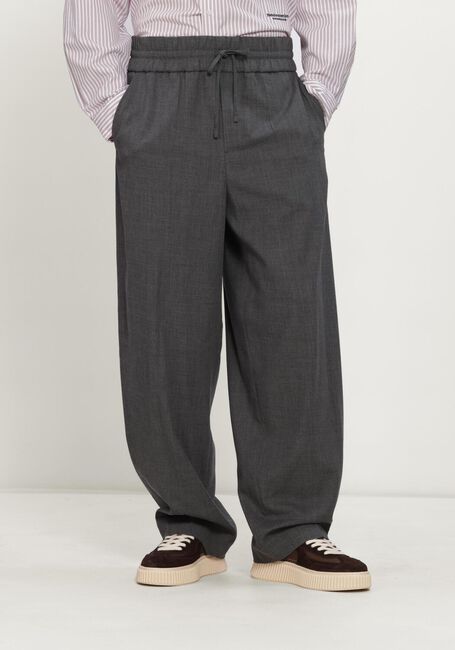 Grijze AMI PARIS Wijde broek ELASTICATED TROUSERS - large