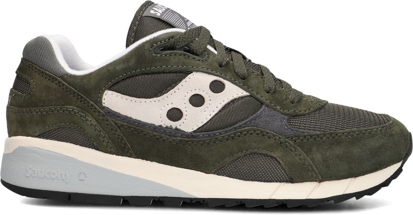 Saucony Lage Sneakers Heren Shadow 6000 M, Maat: 43, Materiaal: Suède, Kleur: Groen