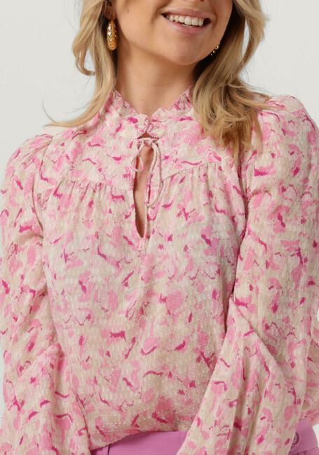 Roze LEVETE ROOM Blouses ANJA 2 - large