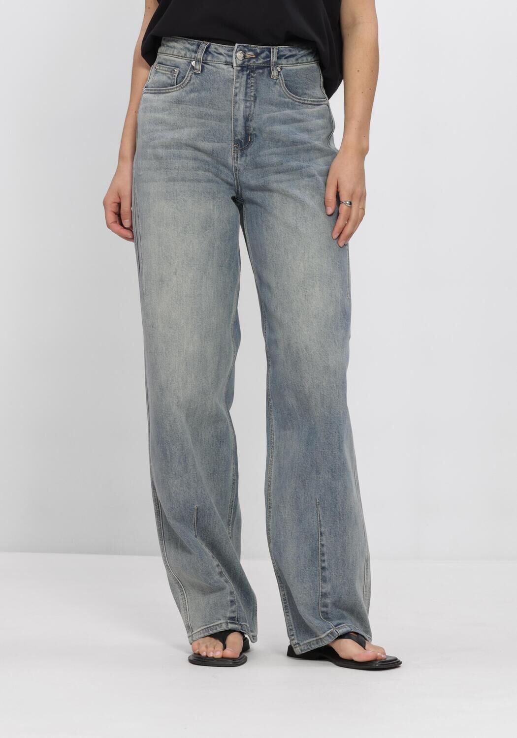 Blauwe GESTUZ Jeans GZNOMA HW JEANS - large